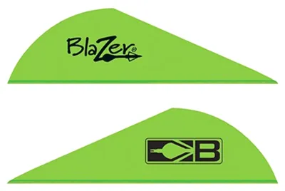 Bohning BOHNING BLAZER VANES 2" SOLID NEON GREEN 100PK