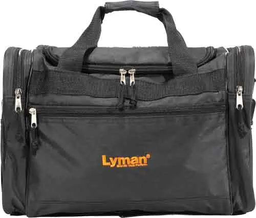 Lyman LYMAN HANDGUN RANGE BAG BLACK NYLON W/CARRY STRAP