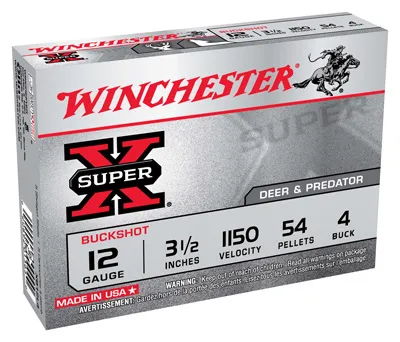 Winchester Repeating Arms Super-X Buckshot XB12L4