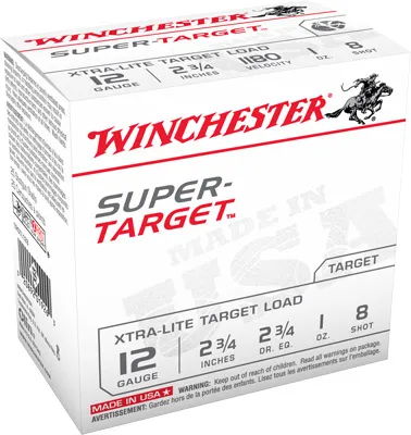 Winchester Repeating Arms WIN AMMO SUPER TARGET 12GA. 1180FPS. 1OZ. #8 25-PACK