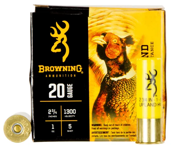 Browning Ammo BROWNING AMMO BXD LEAD 20GA. 2.75" 1300FPS. 1OZ. #5 25-PACK