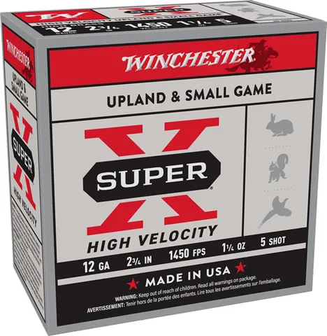 Winchester Repeating Arms WINCHESTER SUPER-X 12GA 2.75" 1450FPS 1-1/4OZ 5 25RD 10BX/CS