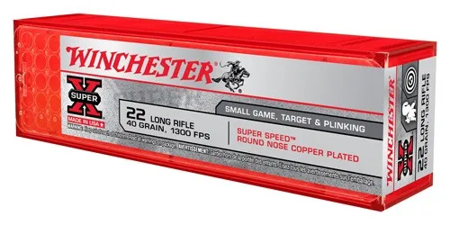 Winchester Repeating Arms Super-X Rimfire Ammunition X22LRSS1