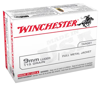 Winchester Repeating Arms Best Value FMJ Value Pack USA9MMVP