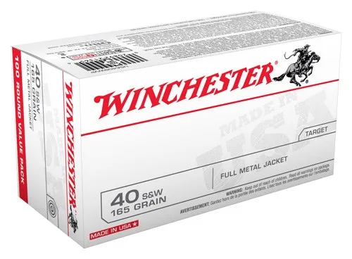 Winchester Repeating Arms Best Value FMJ Value Pack USA40SWVP