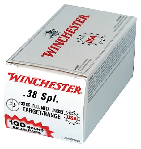 Winchester Repeating Arms Best Value FMJ Value Pack USA38SPVP