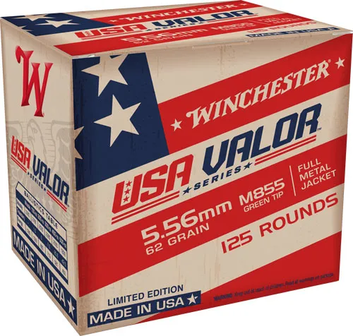 Winchester Repeating Arms WIN 5.56MM 62GR FMJ 125/1250