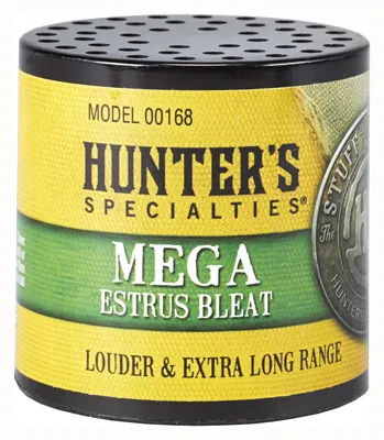 Hunters Specialties HS DEER CALL CAN STYLE MEGA ADULT DOE ESTRUS BLEAT