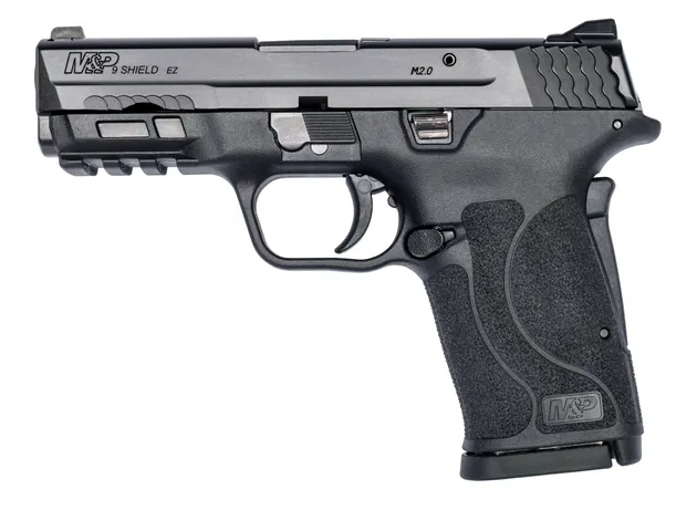 Smith & Wesson S&W SHIELD M2.0 M&P 9MM EZ BLACKENED SS/BLK NO SAFETY