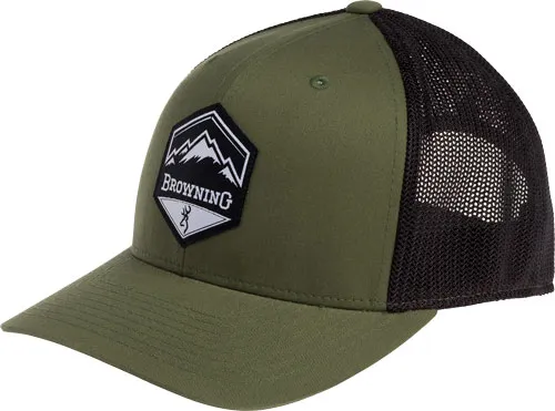 Browning BG CAP MOUNTAIN BUCK LOGO LODEN W/PATCH BM LOGO ADJSTBLE