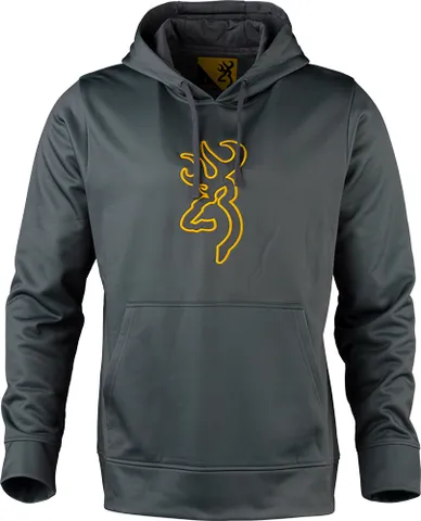 Browning BROWNING TECH HOODIE LS CARBON GRAY LARGE*