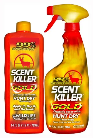 Wildlife Research WRC SCENT ELIMINATION SPRAY SCENT KILLER GOLD COMBO 2-24OZ