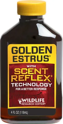 Wildlife Research WRC DEER LURE GOLDEN ESTRUS W/SCENT REFLEX TECH 4FL OZ.