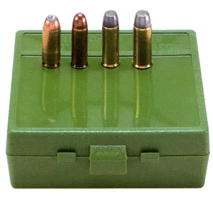 MTM MTM AMMO BOX .50AE/.50SW MAG 64-ROUNDS FLIP TOP STYLE GREEN