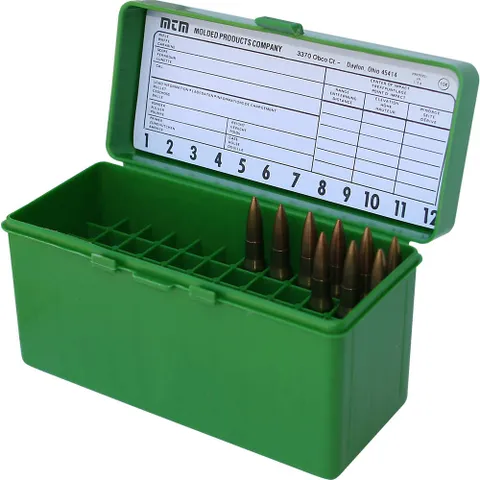 MTM Case-Gard 60 SER LGE RIFLE AMMO BOX 60RD - GREEN