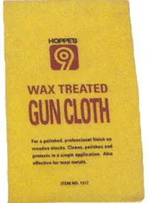 Hoppes Wax Treated Gun Cloth 1217