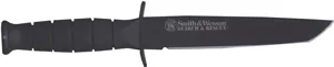 Smith & Wesson S&W KNIFE OPS SURVIVAL W/TANTO 6" FIXED BLADE BLACKENED S/S