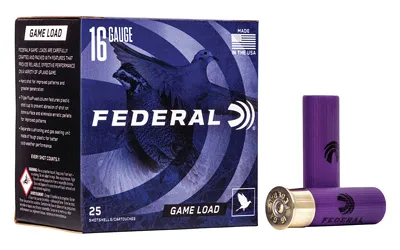 Federal Federal H1608 Game-Shok Upland 16 Gauge 2.75" 1 oz 8 Shot
