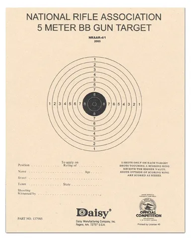 Daisy 5 Meter Target 990408-810
