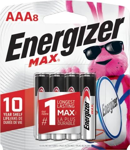Energizer ENERGIZER MAX BATTERRIES AAA 8-PACK
