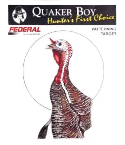 Quaker boy QUAKER BOY PAPER TARGET TURKEY 20" X 20" ROLLED 10-PACK