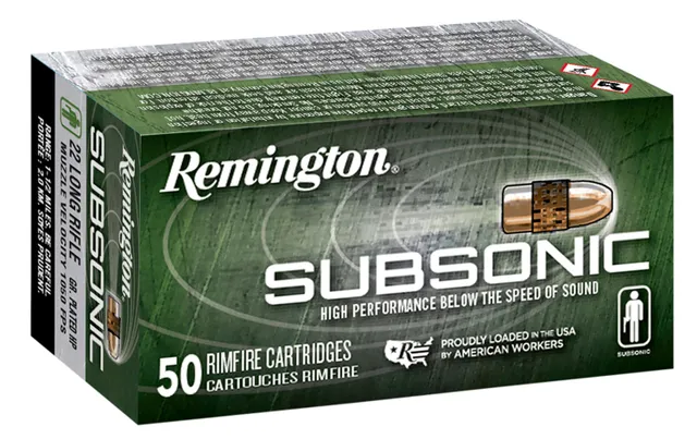 Remington Ammunition Subsonic S22HPA