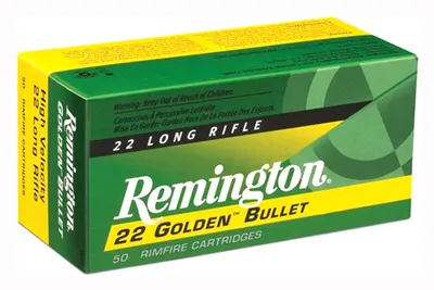 Remington REM AMMO .22 LONG RIFLE 50-PK HIGH VELOCITY 40GR. PLATED LRN