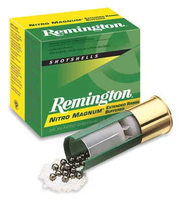 Remington REM AMMO NITRO-MAG 12GA. 3" 1210FPS. 1-7/8OZ. #4 25-PACK