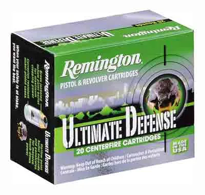 Remington Ammunition Ultimate Defense Full-Sized Handgun 28939