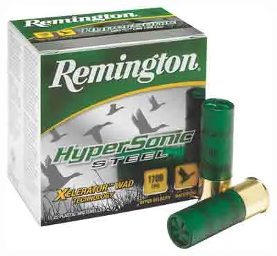 Remington REM AMMO HYPERSONIC STEEL 25PK 12GA 3.5" 1700FPS. 1-3/8OZ. BB