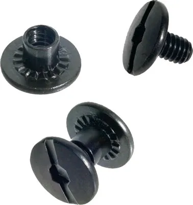 The Outdoor Connection TOC CHICAGO SCREW SET 6 PIECES BLACK