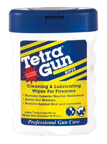 Tetra Protective Cleaning Lubricant Gun Wipes 310I