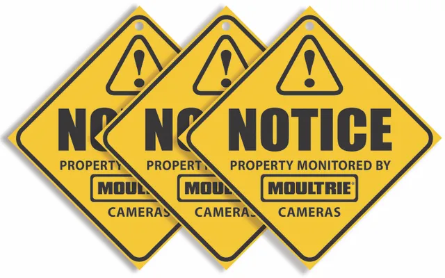 Moultrie Camera Surveillance Signs MCA-13133