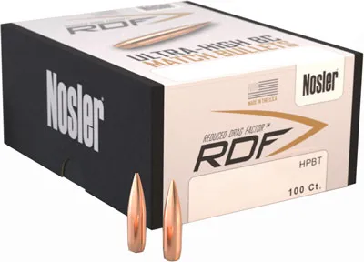 Nosler RDF Match Hollow Point Boat Tail 49824