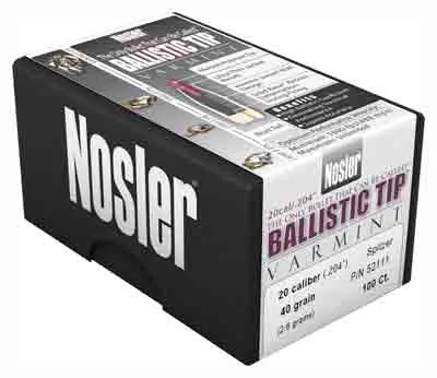 Nosler Ballistic Tip Varmint 52111