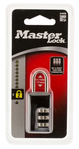 Master Lock Wide Set Combination Lock 646D