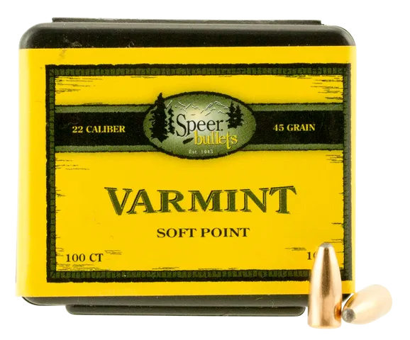 Speer Ammo Rifle Varmint Varmint Soft Point 1023