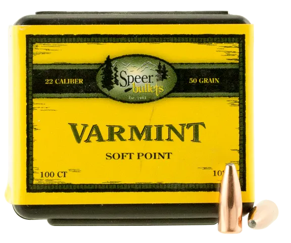 Speer Bullets Rifle Varmint Varmint Soft Point 1029