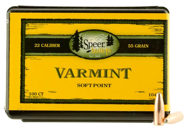Speer Ammo Rifle Varmint Varmint Soft Point 1047