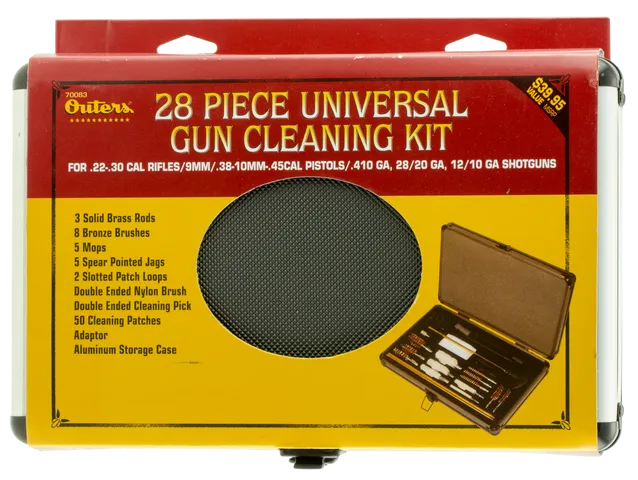 Outers Gun Care Case 28 Piece Universal 70083