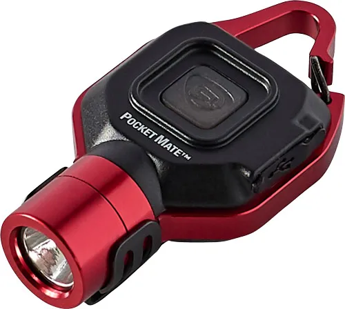 Streamlight STREAMLIGHT POCKET MATE USB EDC LIGHT W/POCKET CLIP RED