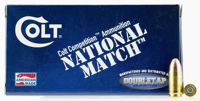 DoubleTap Ammunition National Match FMJ Match 9M124FMJCT