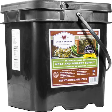 Wise Foods Grab N Go Bucket Meat and Rice 07702