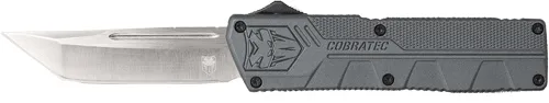 CobraTec Knives COBRATEC LIGHTWEIGHT OTF GREY 3.25" TANTO