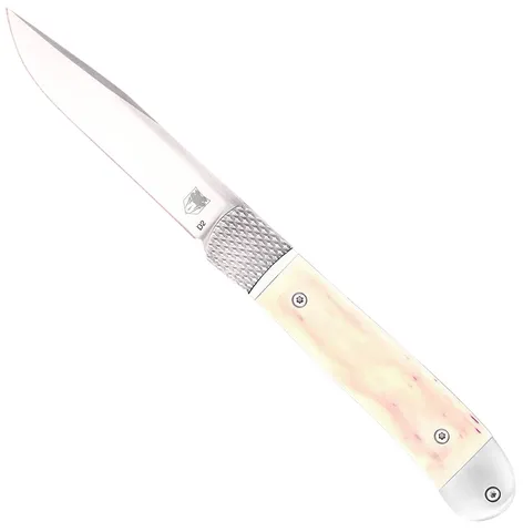 CobraTec Knives COBRATEC TRAPPER HIDDEN RELEASE 3.18" WHITE BNE SCALES