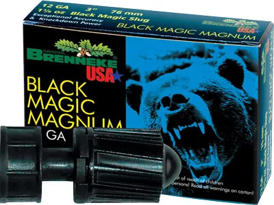 Brenneke BRENNEKE USA 12GA 3" BLACK MAGIC 1.375OZ. SLUG 5PK.