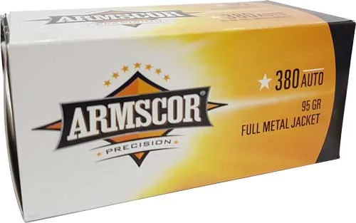 Armscor ARMSCOR AMMO .380ACP 95GR. FMJ VALUE PACK 100 ROUND PACK