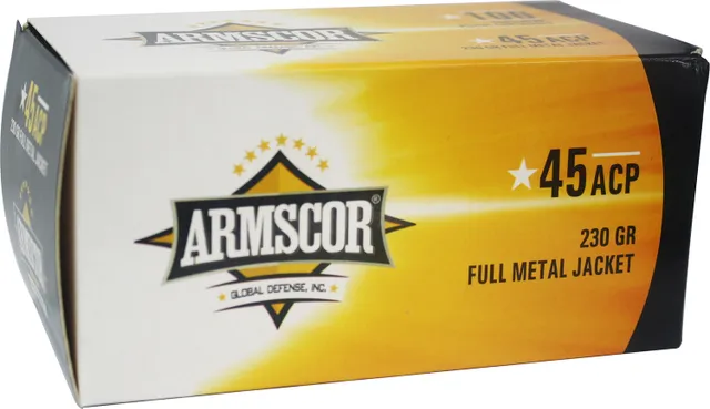 Armscor Armscor 50443 Pistol Value Pack 45 ACP 230 gr Full Metal Jacket