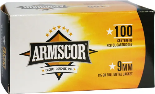 Armscor ARM 9MM 115GR FMJ 100PK