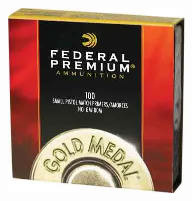 Federal FED PRIMERS- SMALL PISTOL GOLD MEDAL MATCH 5000PK
